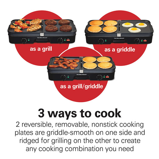 3-in-1 Grill/Griddle